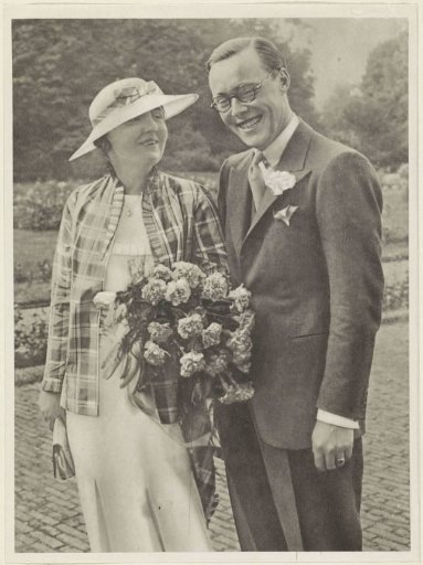 Portrait of Juliana, Queen of the Netherlands, and Bernhard of Lippe-Biesterfeld