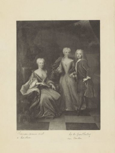 Portrait of Maria Louisa of Hesse-Kassel, William IV, Prince of Orange-Nassau, and Amalie, Countess of Nassau-Dietz