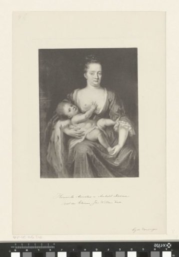Portrait of Henriëtte Amalia of Anhalt-Dessau and Henriëtte Casimira, Countess of Nassau-Dietz