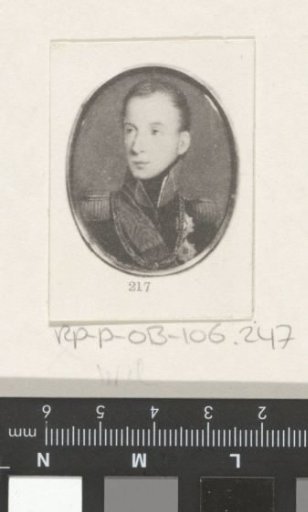Portrait of Willem I Frederik, King of the Netherlands