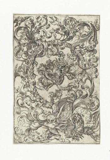 Ornament with an owl and other birds