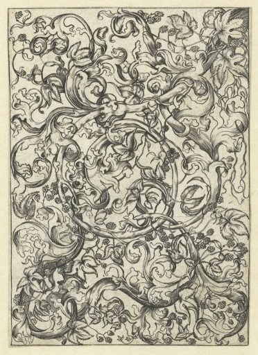 Ornament with hop vines
