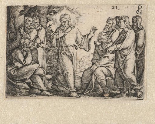 Christ teaching the disciples