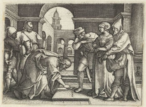 Christ and the woman taken in adultery