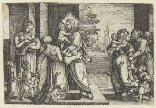 Christ blessing the children