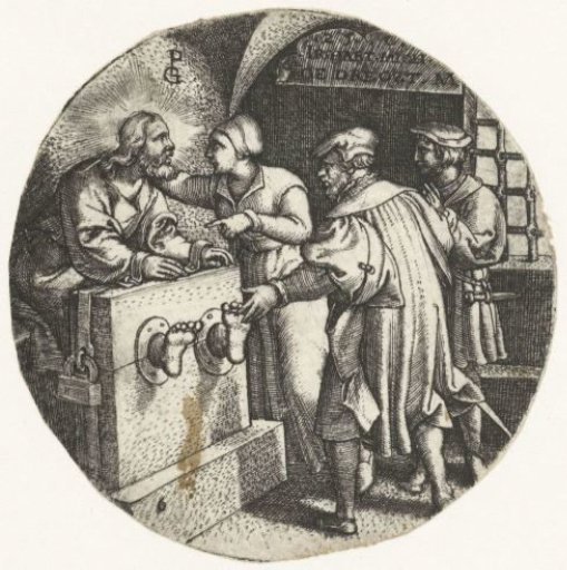 Christ receives a visit in prison