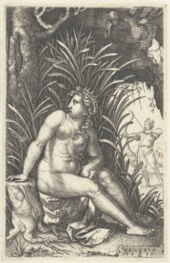Procris Spies on Cephalus