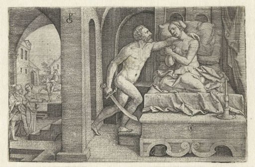 Sextus Violates Lucretia Under Threat of Sword