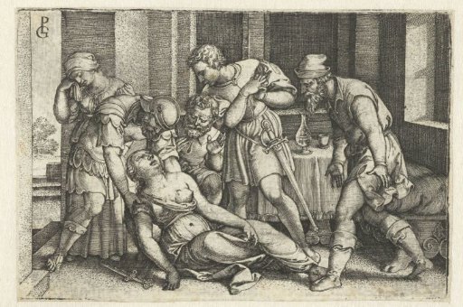 Collatinus and Brutus at the Dying Lucretia