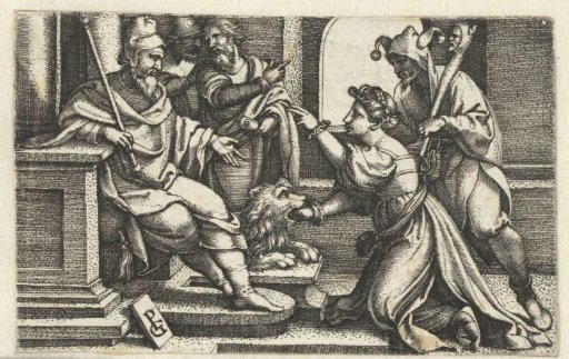 Woman Declaring Her Innocence Under Oath