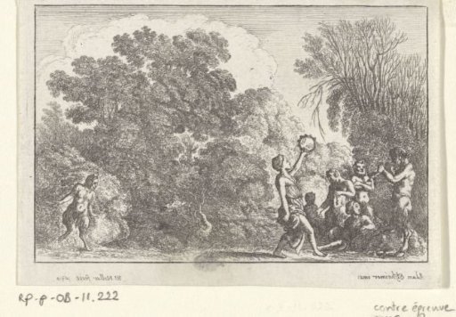 Music-Making and Dancing Satyrs and Nymphs
