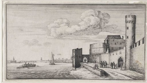 View of the city walls of Cologne