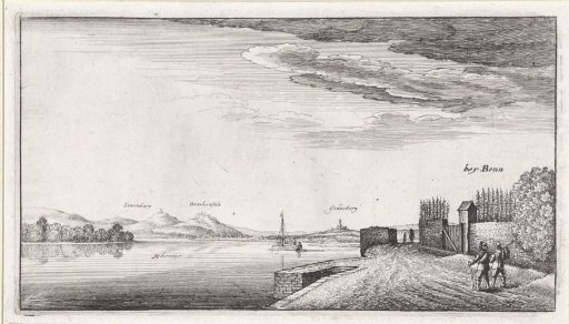 Landscape with a view of the Rhine at Bonn