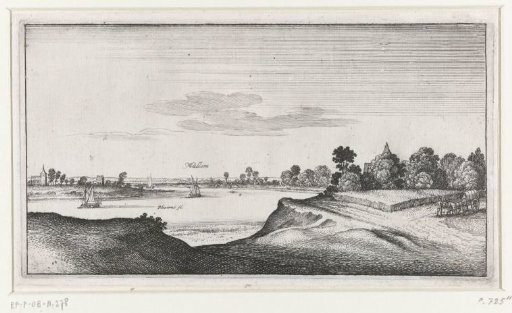 Landscape with a view of Mülheim