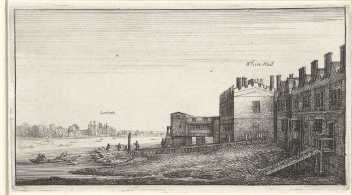 View of Lambeth seen across the Thames from Whitehall Stairs
