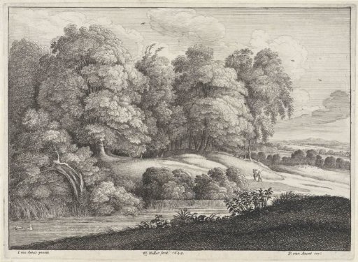 Landscape with River at the Edge of the Forest