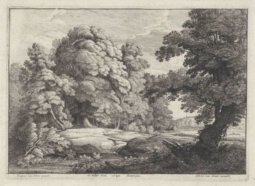 Landscape with a Small Bridge over a Flowing River