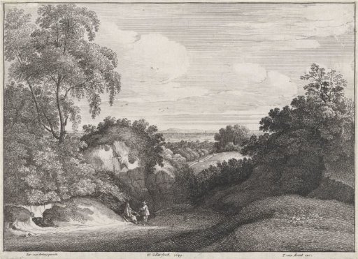 Hilly Landscape with a Beggar
