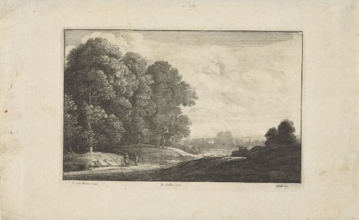 Landscape with Two Walkers