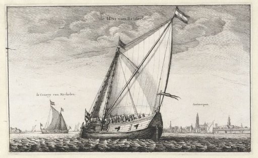 View of the Scheldt at Antwerp