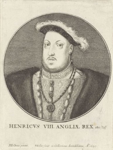 Portrait of Henry VIII, King of England and Ireland