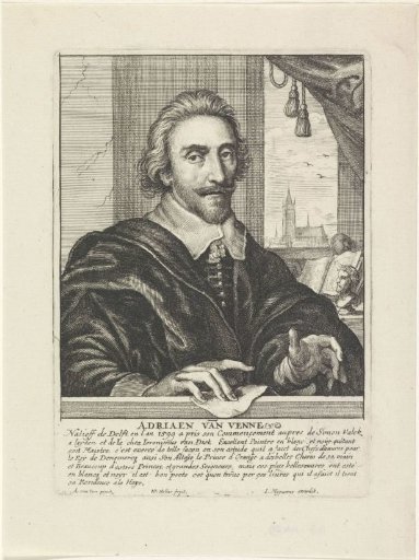 Portrait of Adriaen Pietersz. van de Venne