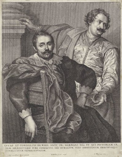 Portrait of Lucas de Wael and Cornelis de Wael