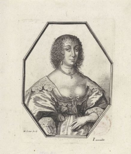 Portrait of a woman with a string of pearls