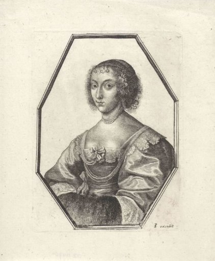 Portrait of a woman with her hands in a muff