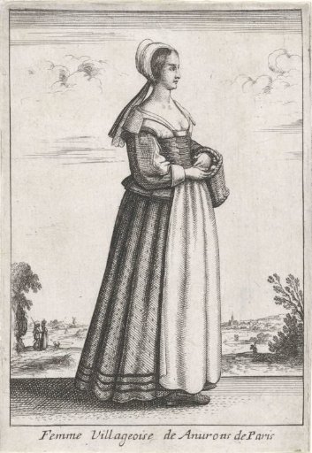 Village Woman of Anurons near Paris