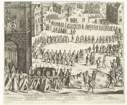 Funeral of Johann Baptista von Tassis in Cologne, 1588