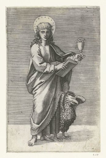 Apostle John the Evangelist with Chalice and Eagle