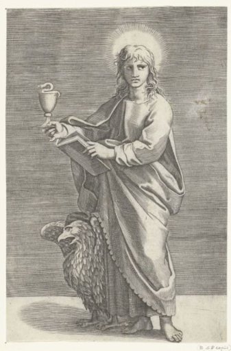 Apostle John the Evangelist with Chalice and Eagle