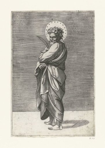 Apostle Bartholomew with Knife