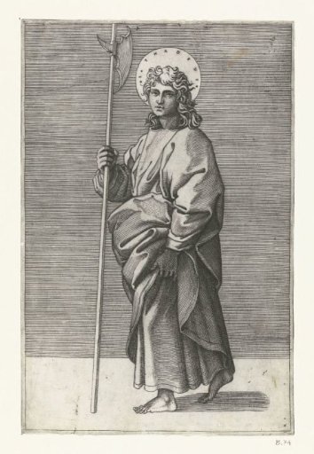 Apostle Judas Thaddaeus with Halberd