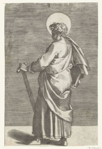 Apostle Simon the Zealot with Saw