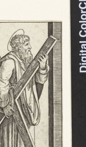 Apostle Andrew with a cross