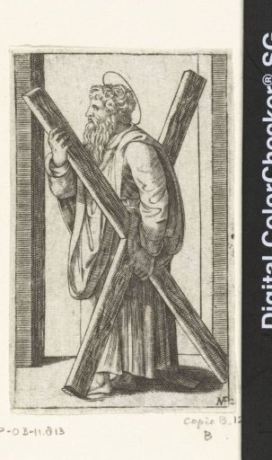 Apostle Andrew with cross