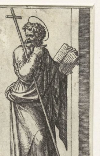 Apostle Philip with a cross