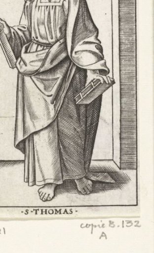 Apostle Thomas with a square
