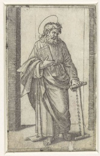 Apostle Simon the Zealot with a saw
