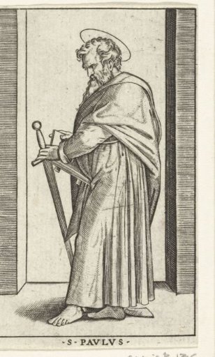 Apostle Paul with a sword
