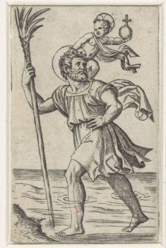 Saint Christopher with the Christ Child