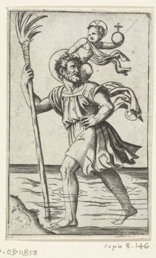 Saint Christopher with the Christ Child