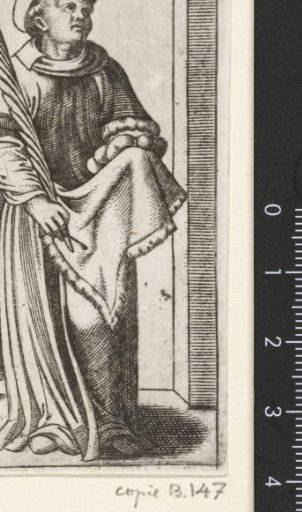 Saint Stephen with stones