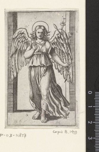Archangel Gabriel with a lily