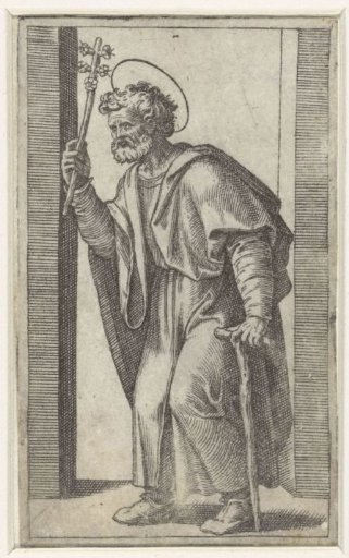 Saint Joseph with a flowering staff