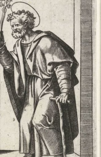 Saint Joseph with a flowering staff