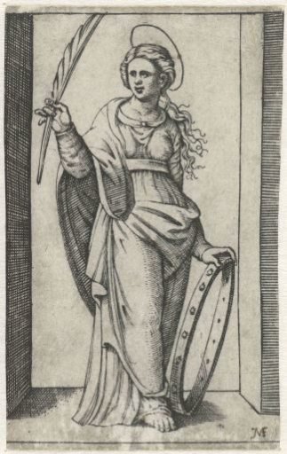 Saint Catherine of Alexandria with the Wheel