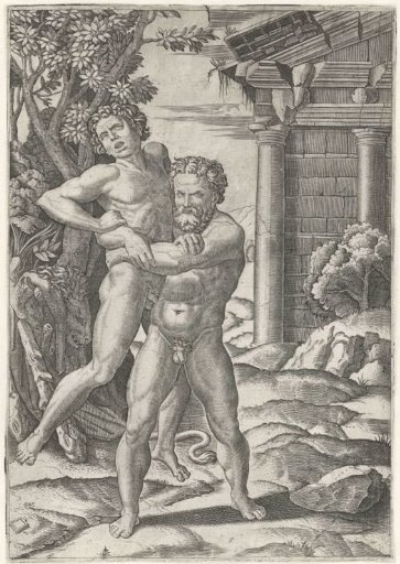 Hercules Wrestling with Antaeus